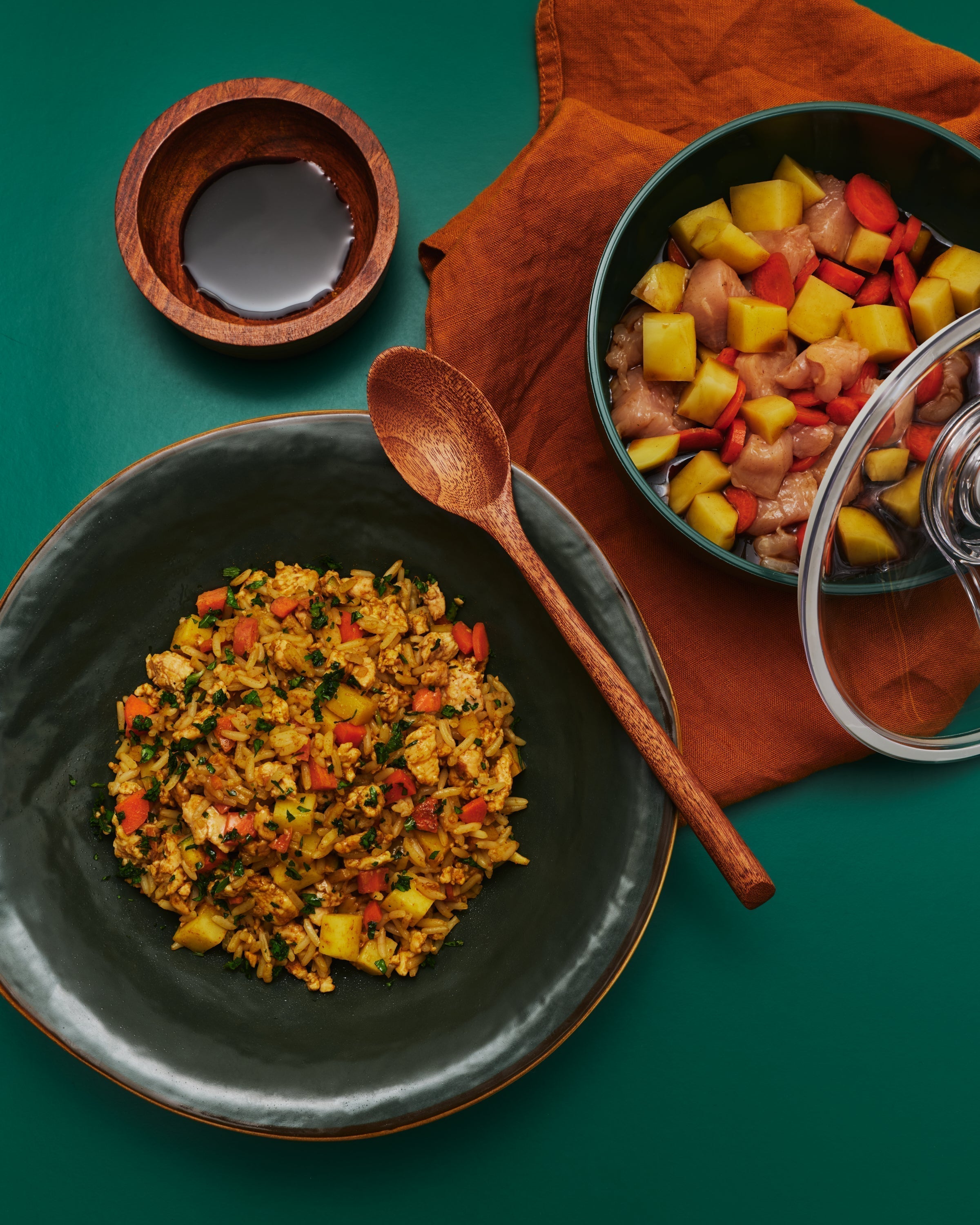 kare raisu, japanese rice curry.