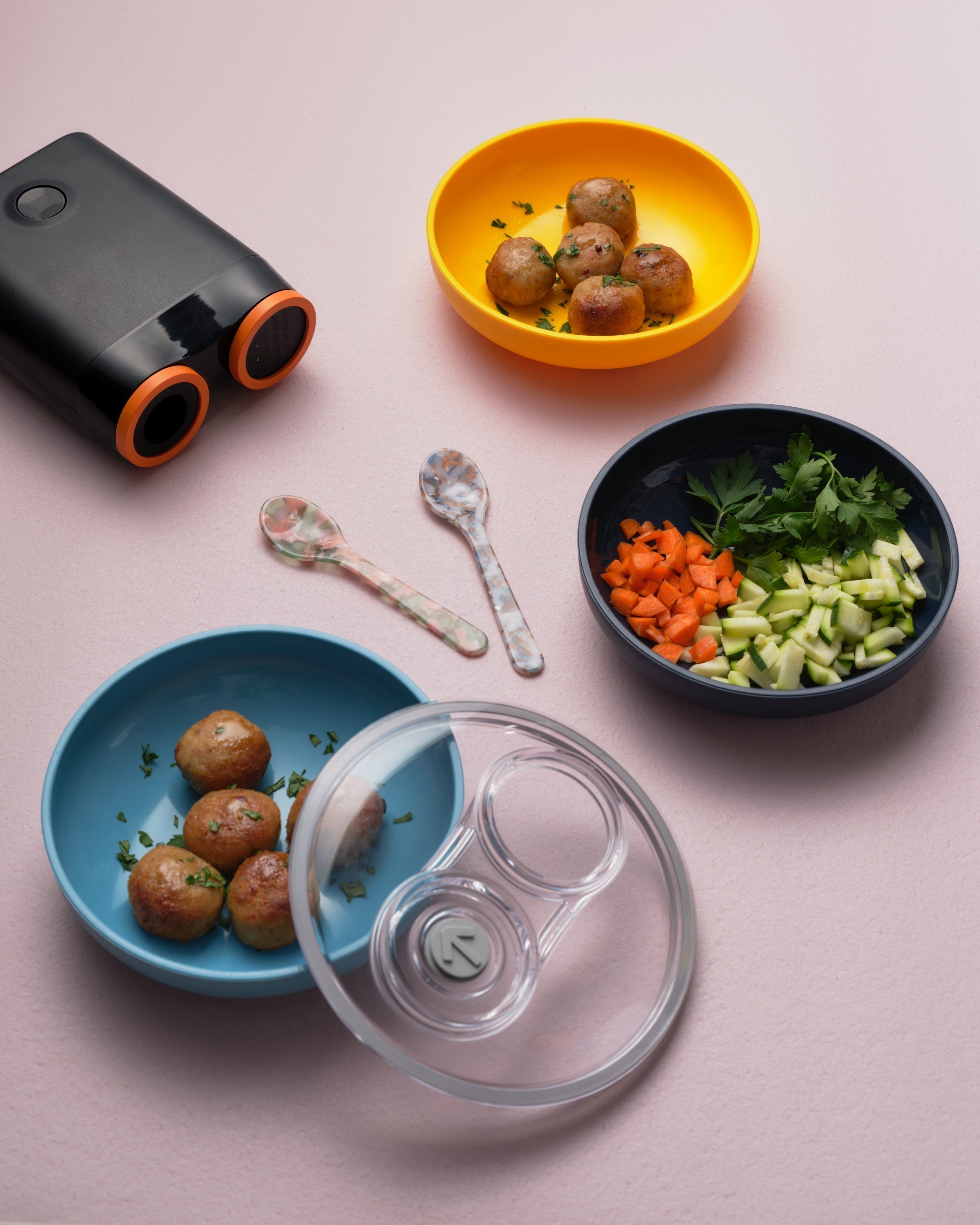 chicken and veggies meatballs.