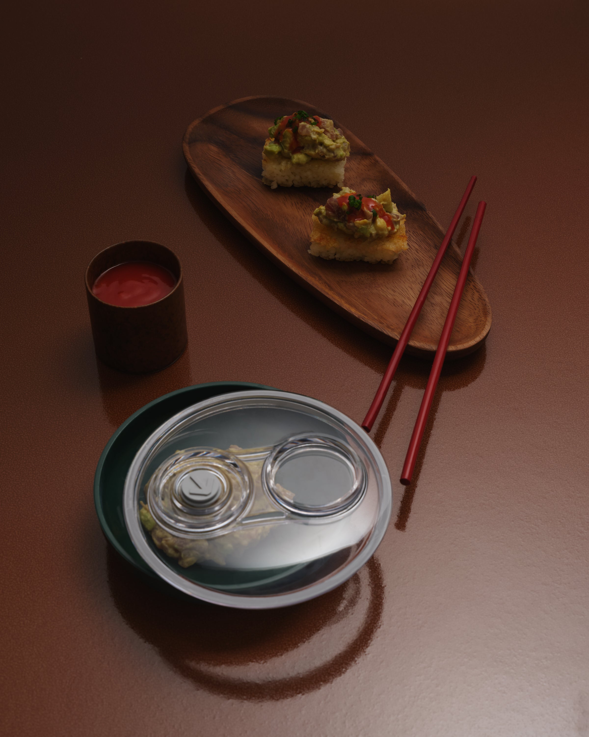 spicy tuna and crispy rice.