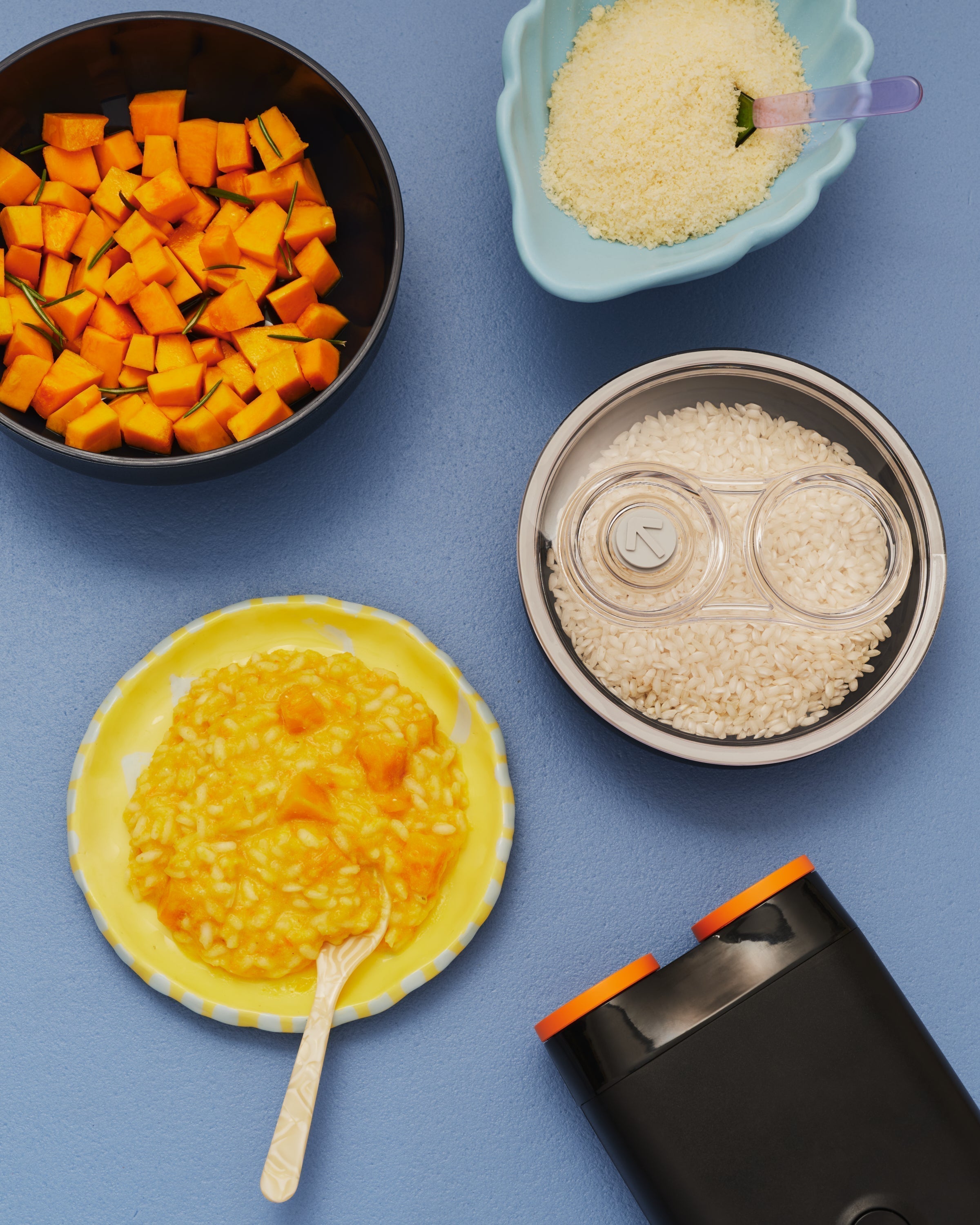 pumpkin risotto.