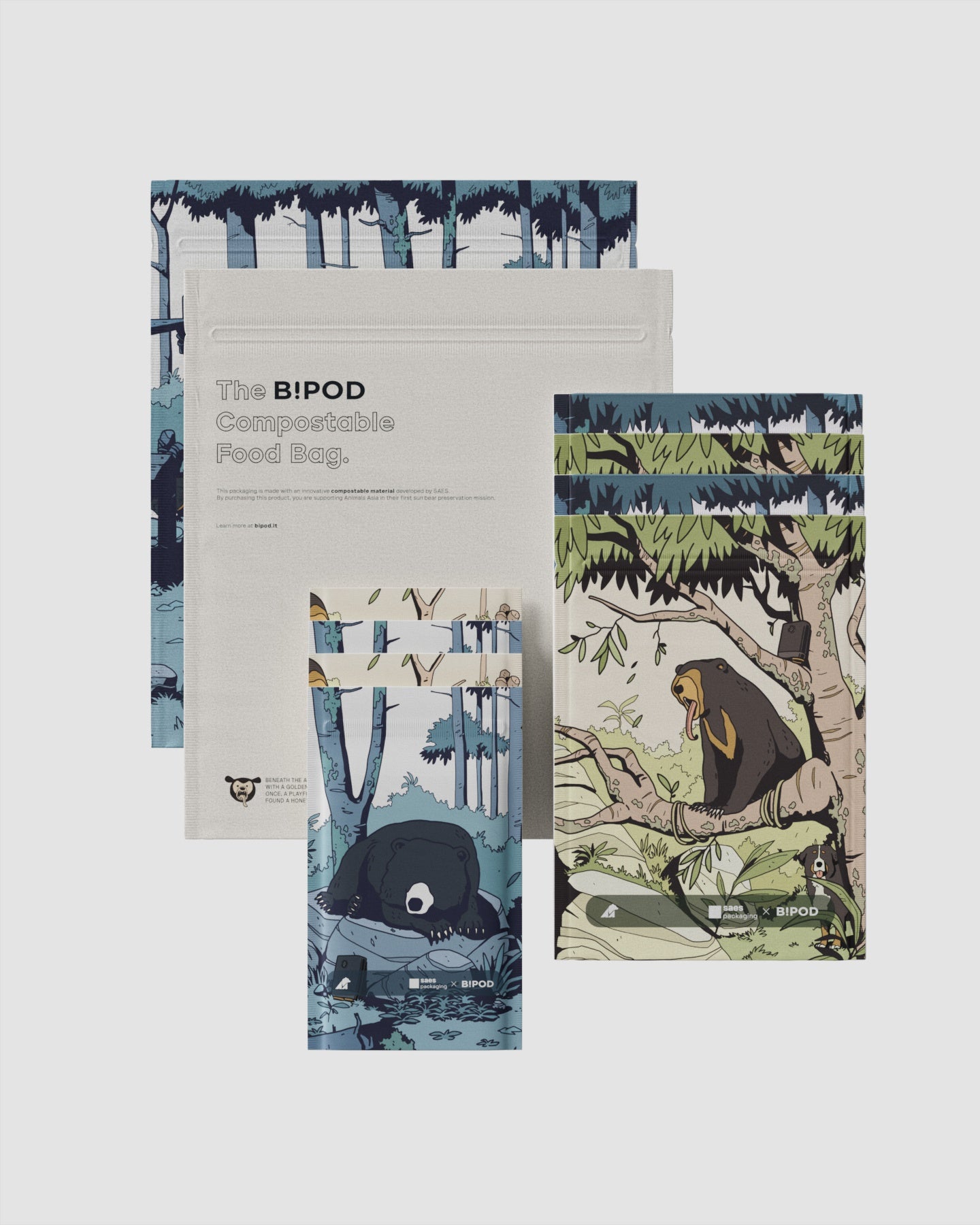 Sachets Alimentaires Compostables.