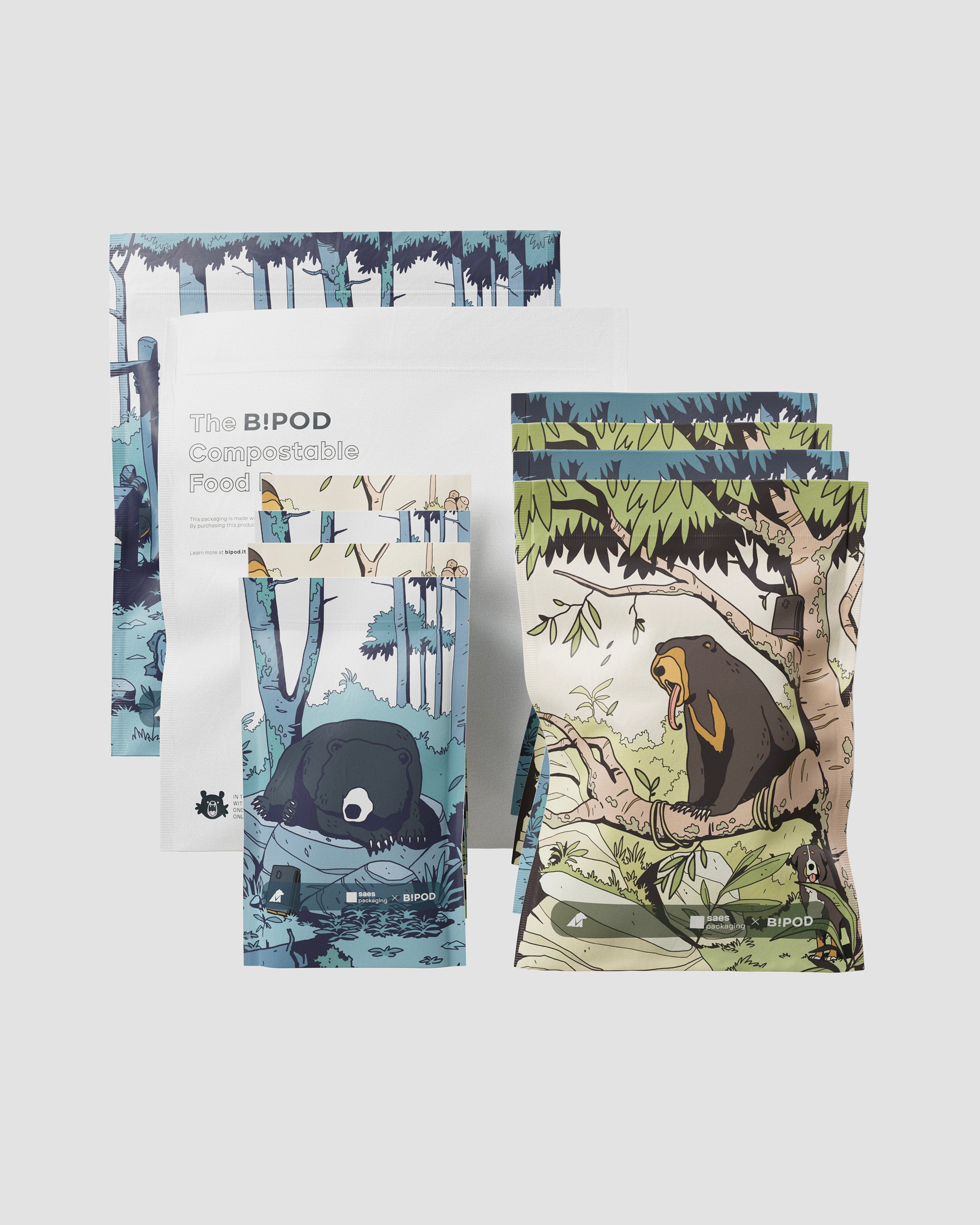 Sachets Alimentaires Compostables.