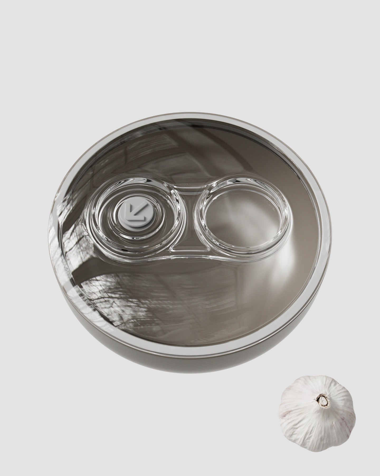 Vacuum Container 1 Liters Size M | Java Rhinocerous Grey