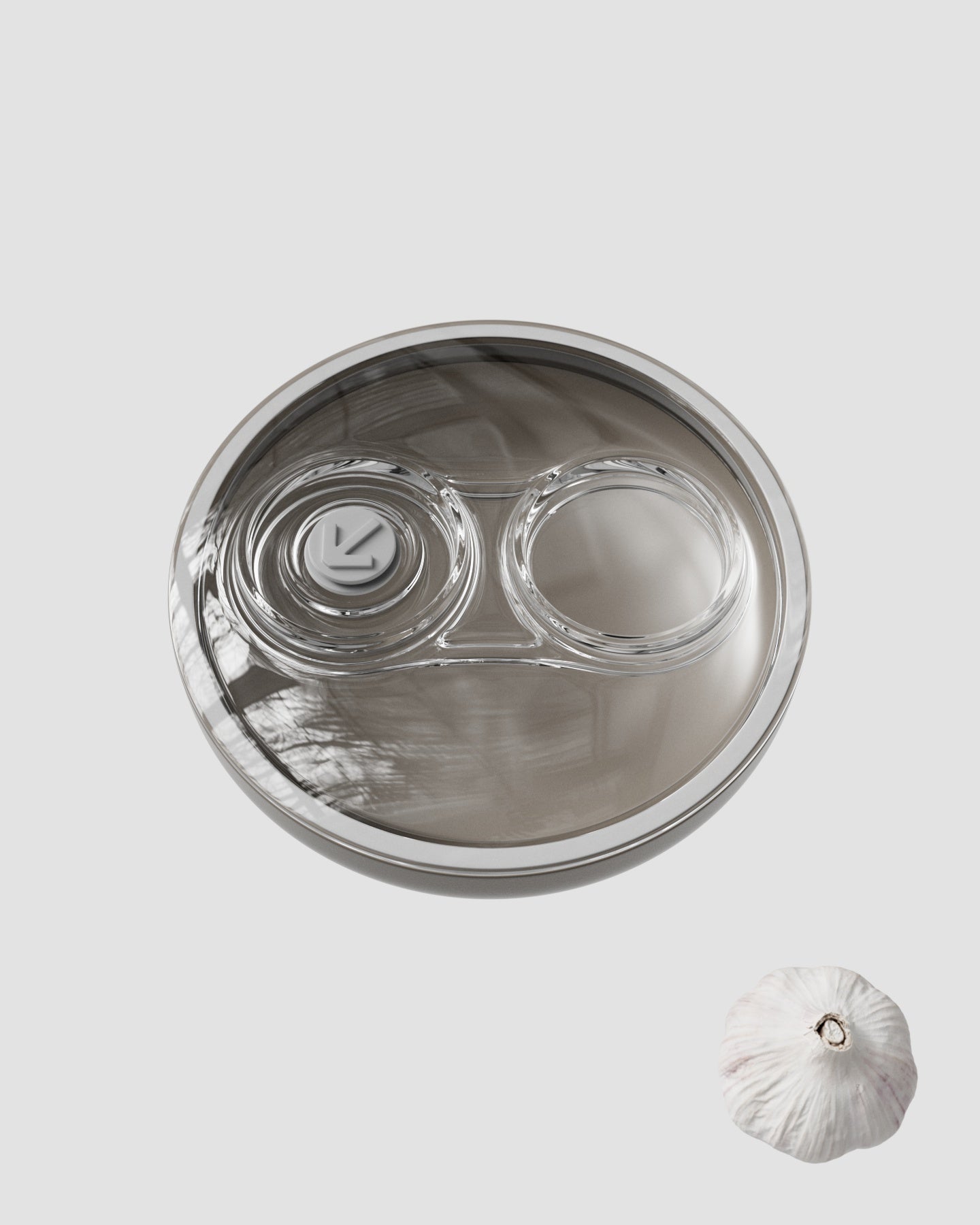 Vacuum Container 500 ml Size S | Java Rhinocerous Grey