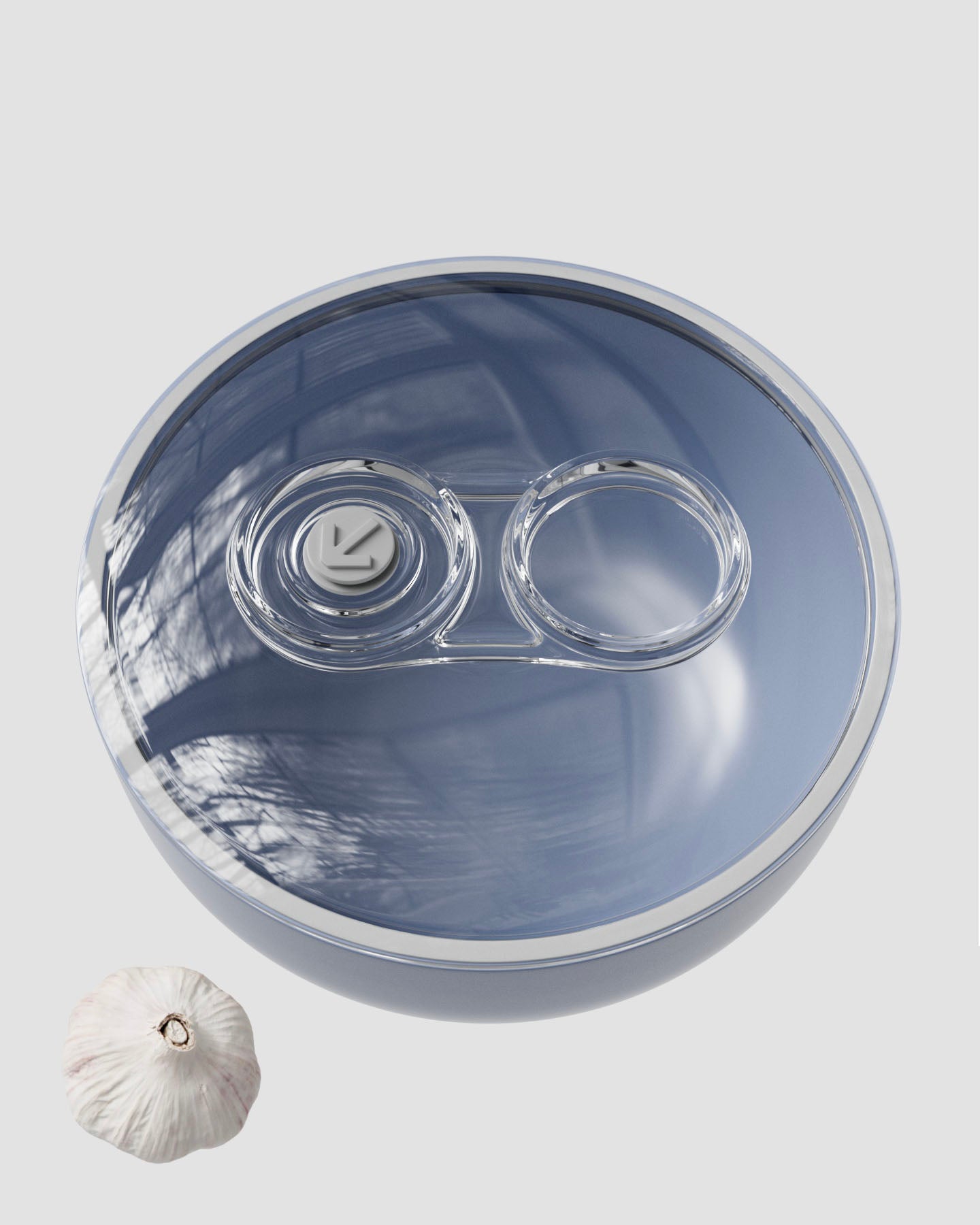 Vacuum Container 1.5 Liters Size L | Borealis Whale Grey