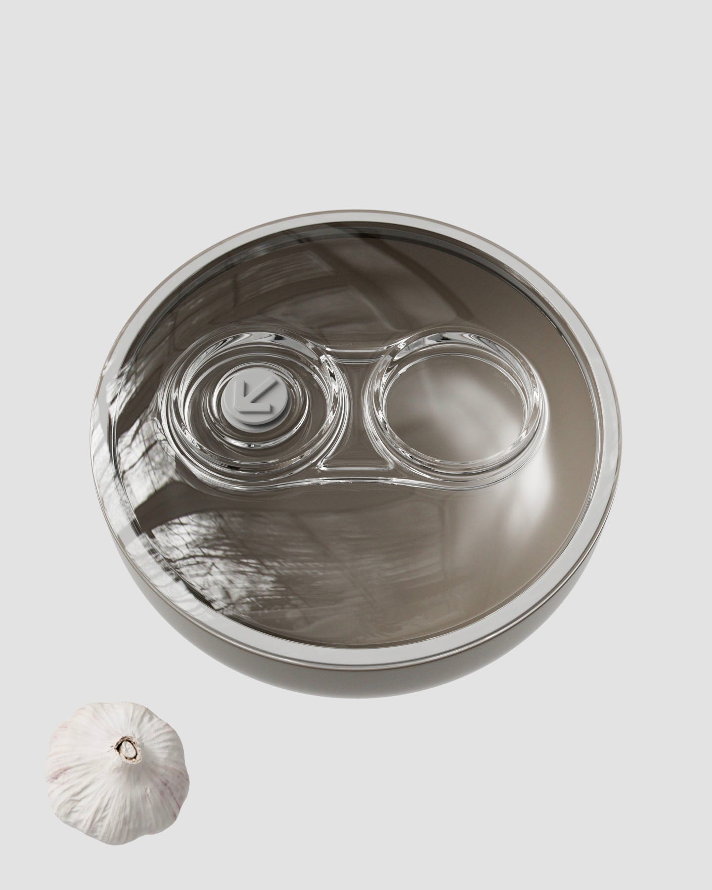 Vacuum Container 1 Liters Size M | Java Rhinocerous Grey