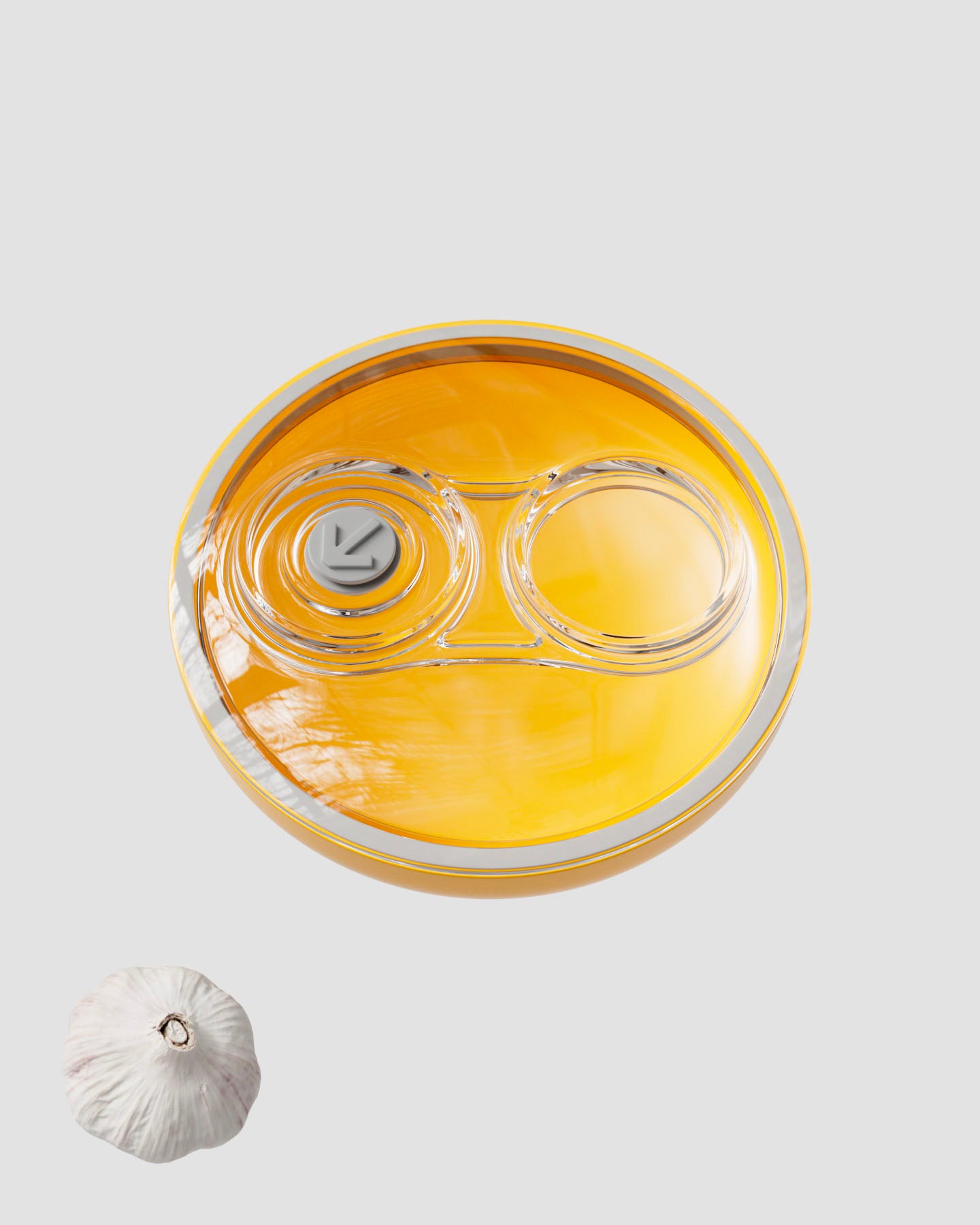 Vacuum Container 500 ml Size S  | Emperor Penguin Yellow