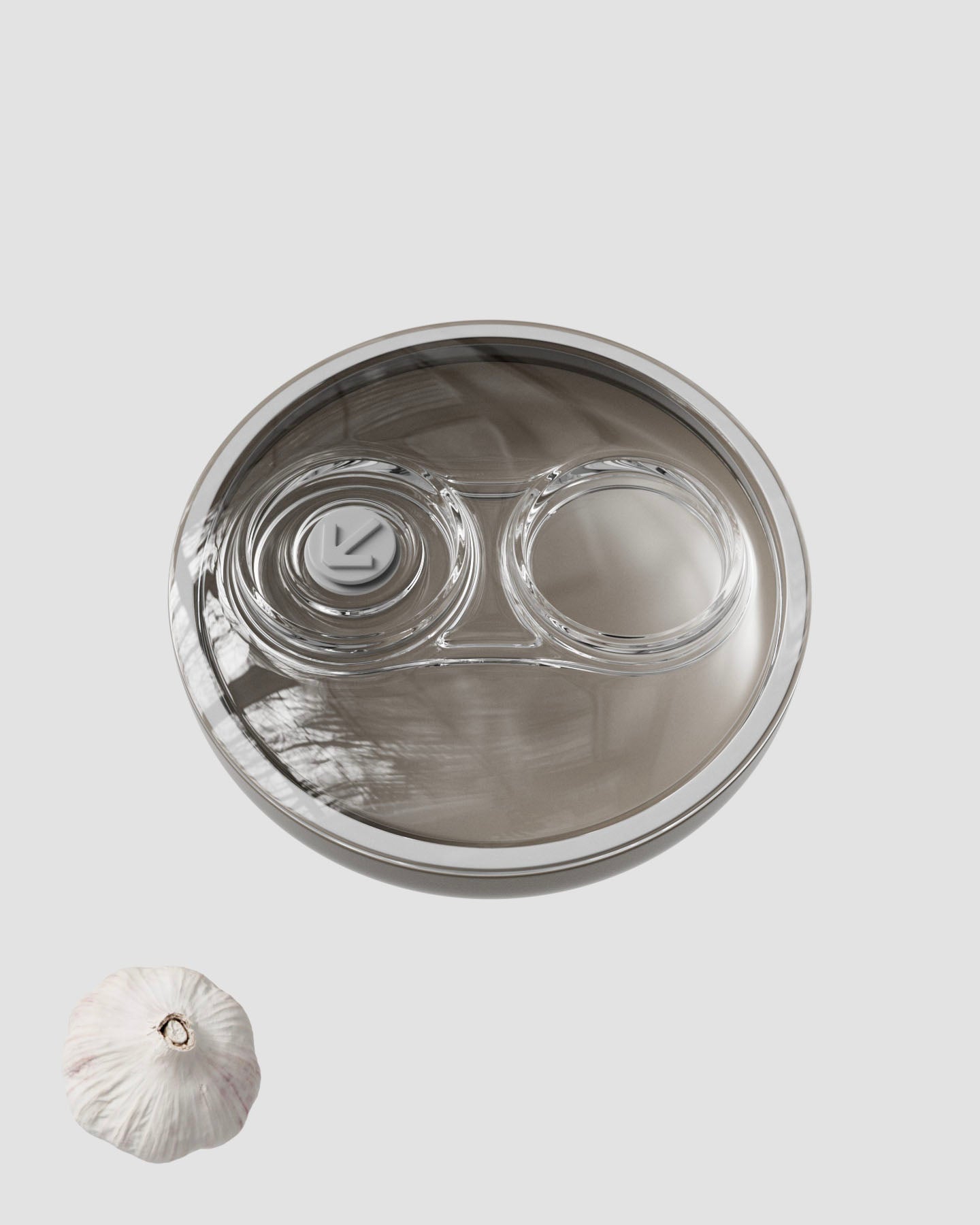 Vacuum Container 500 ml Size S | Java Rhinocerous Grey