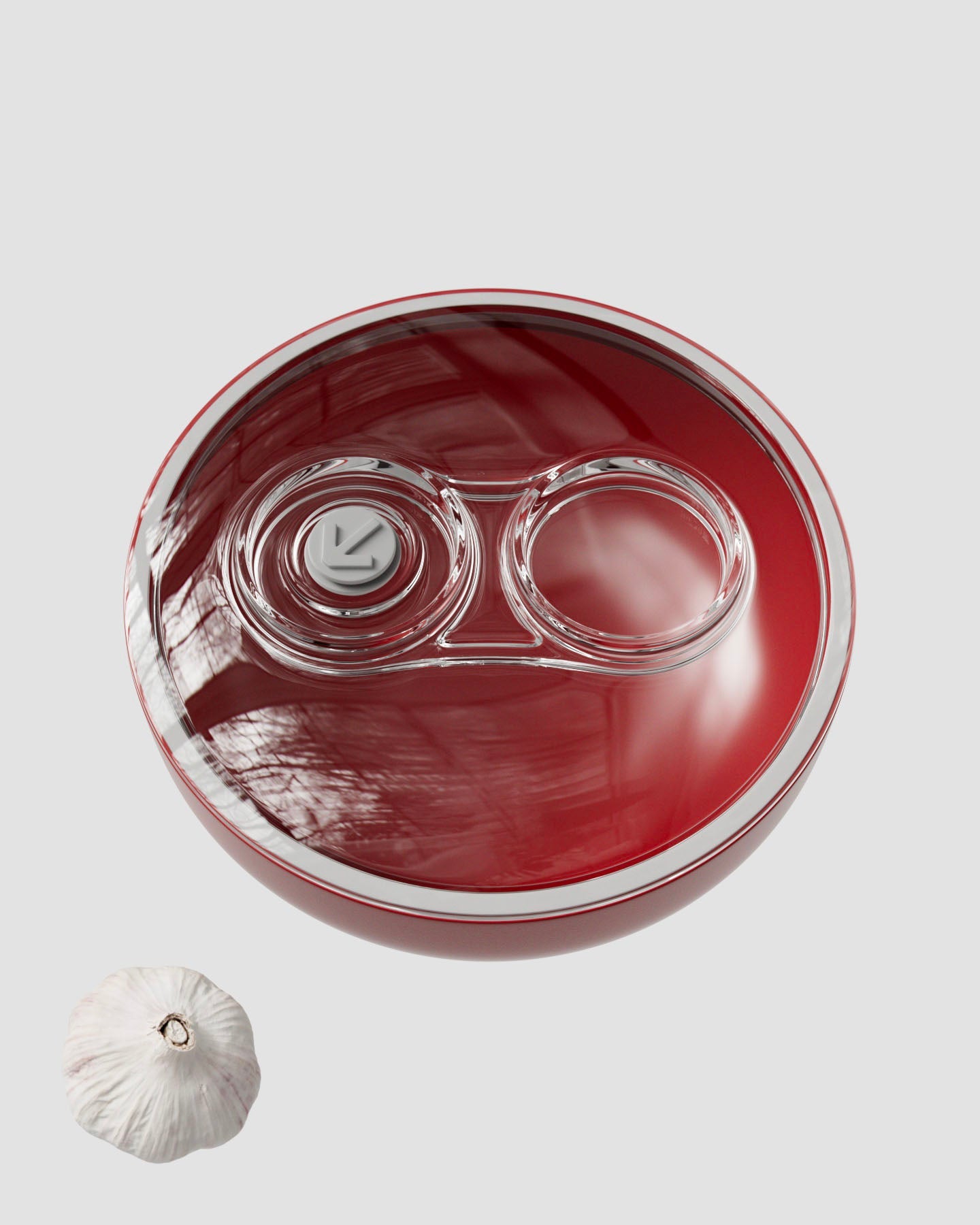 red vacuum container 1L