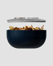 large vacuum seal container blue