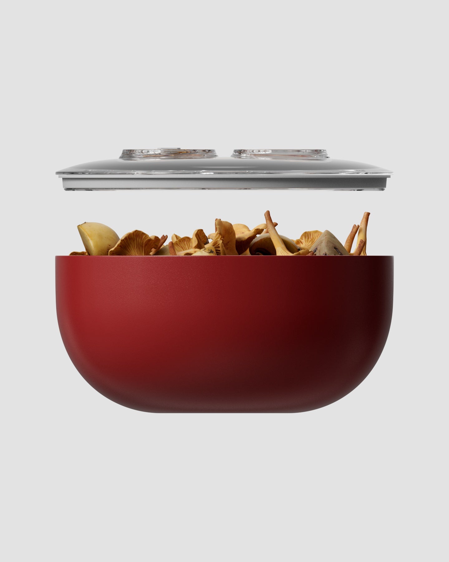large vacuum seal container red