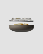 small vacuum seal container grey