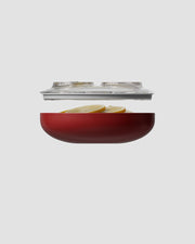 small vacuum seal container red