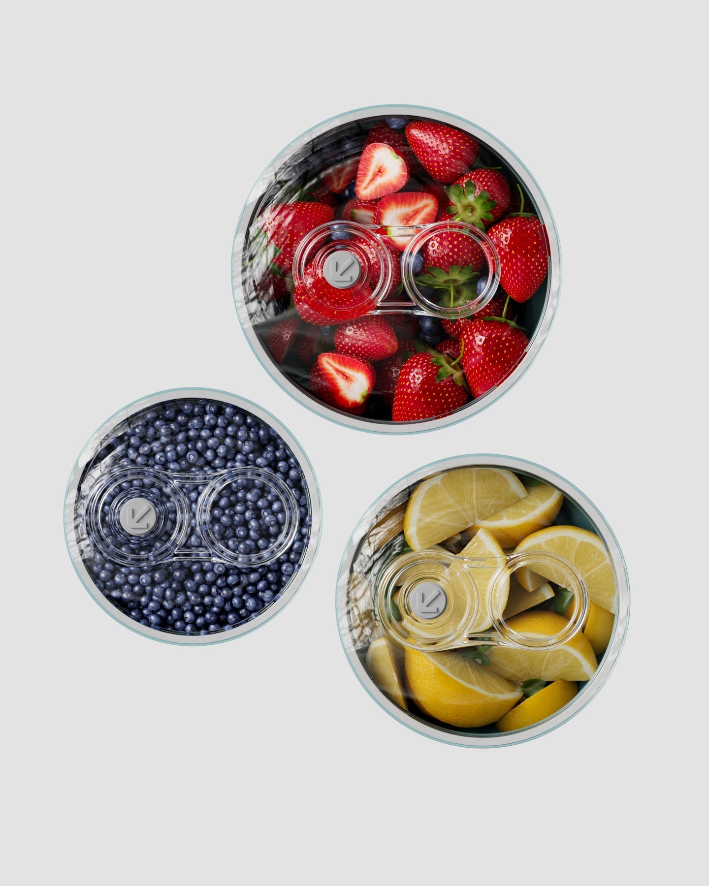Set Contenitori Sottovuoto | Grigio Balena Boreale