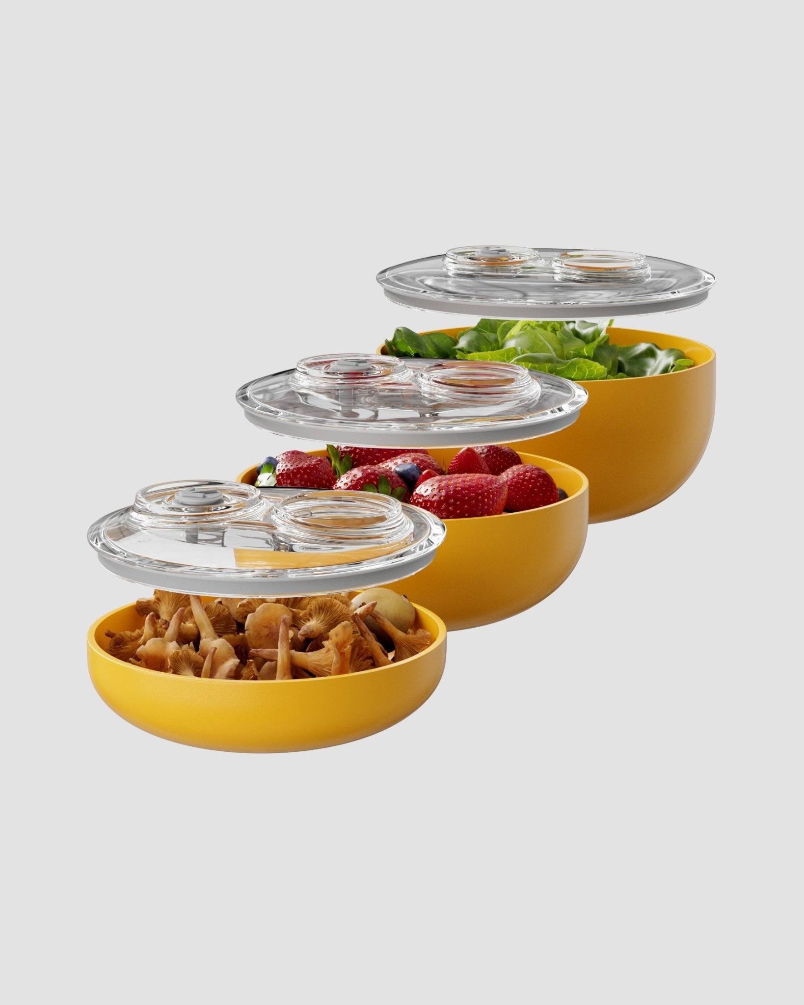 Set Contenitori Sottovuoto | Giallo Pinguino Imperatore