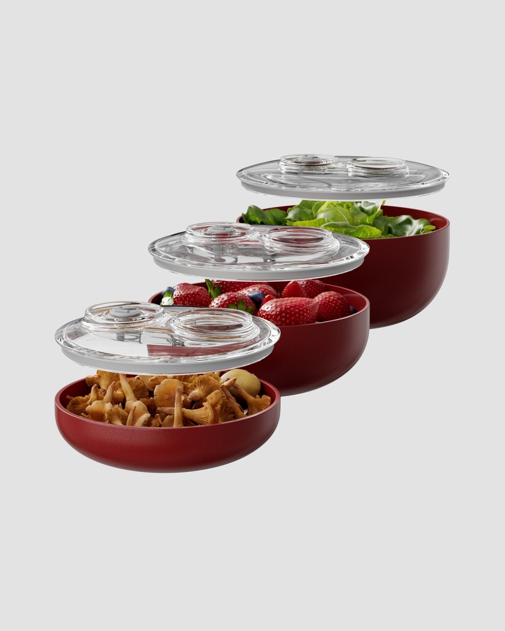 Set Contenitori Sottovuoto | Porpora Corallo